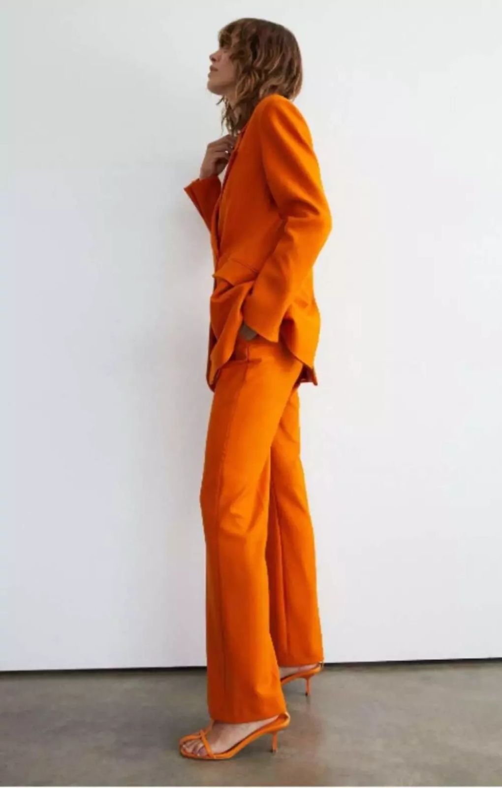 Warehouse Premium Asymmetrical Wrap Blazer
