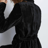 Warehouse Velvet Wrap Blazer