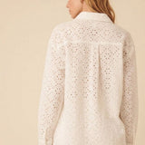 Nobody's Child White Broderie Angalise Shorts