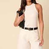 Nobody's Child White Denim A-Line Bermuda Shorts