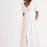 Nobody's Child Petite White Flossie Midi Dress