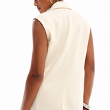 4th & Reckless tailored sleeveless longline waistcoat