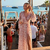 Winona Etude Chiffon Wrap Maxi Dress