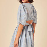 Nobody's Child Blue Zelda Mini Dress