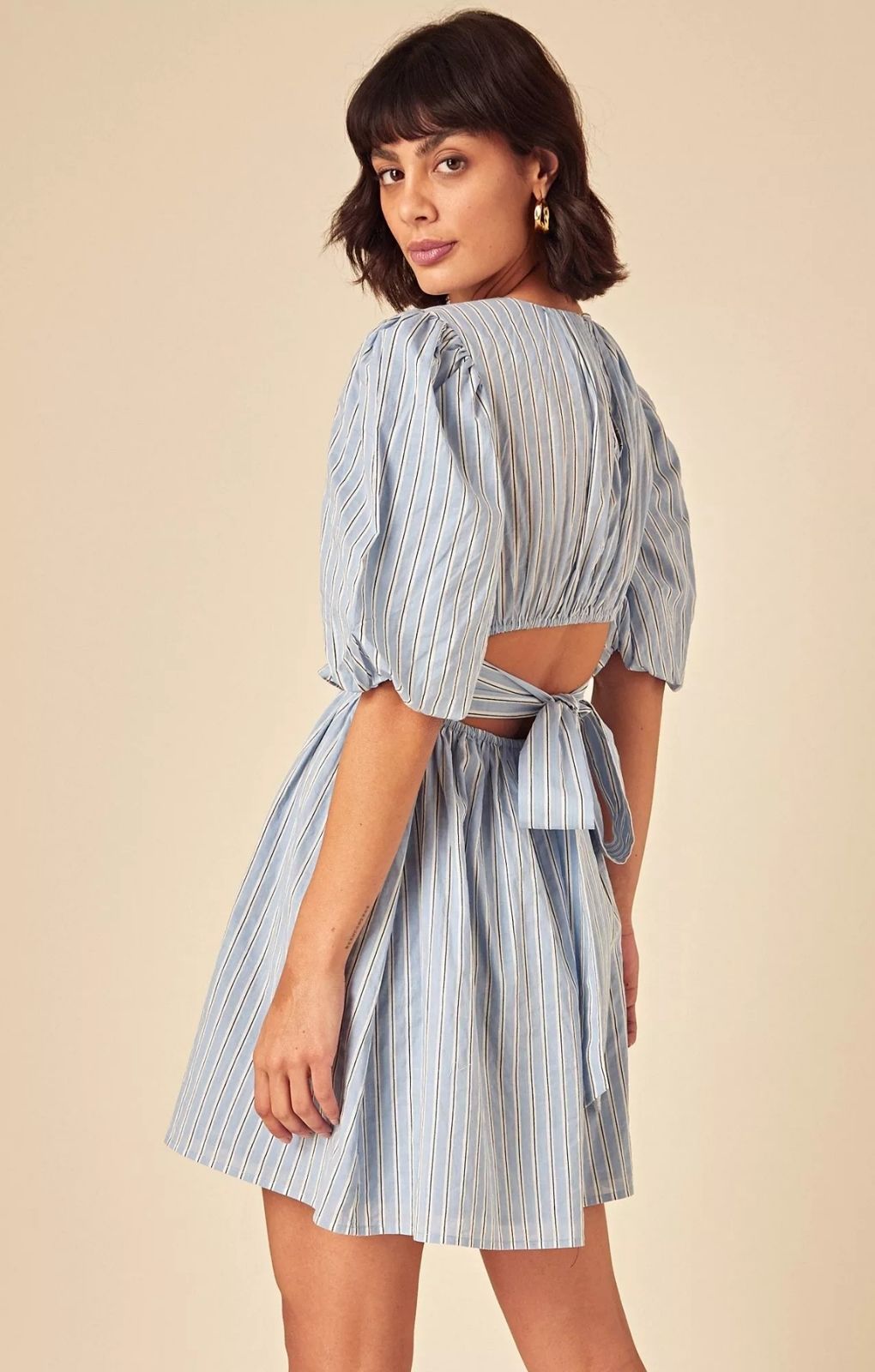 Rent Nobody's Child Blue Zelda Mini Dress | Hirestreet Rent Nobody's Child Blue Zelda Mini Dress | Hirestreet