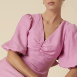 Nobody's Child Pink Zita Midi Dress