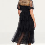 Amy Lynn Annie Spot Mesh Dress