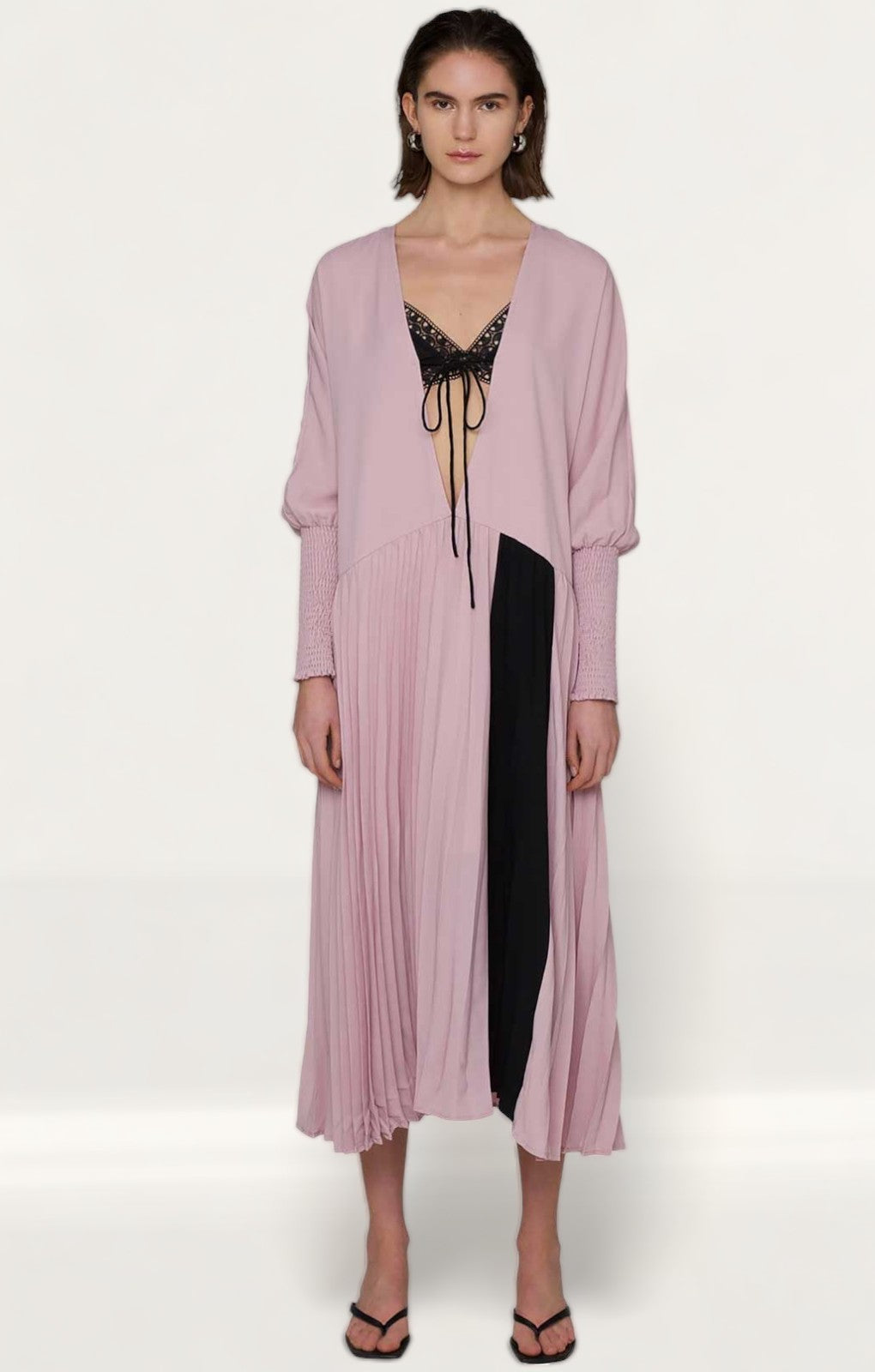 Amy Lynn Dusty Pink Holly Midi Dress product image