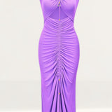 Amy Lynn Lilac Vega Jersey Cut-Out Dress product image