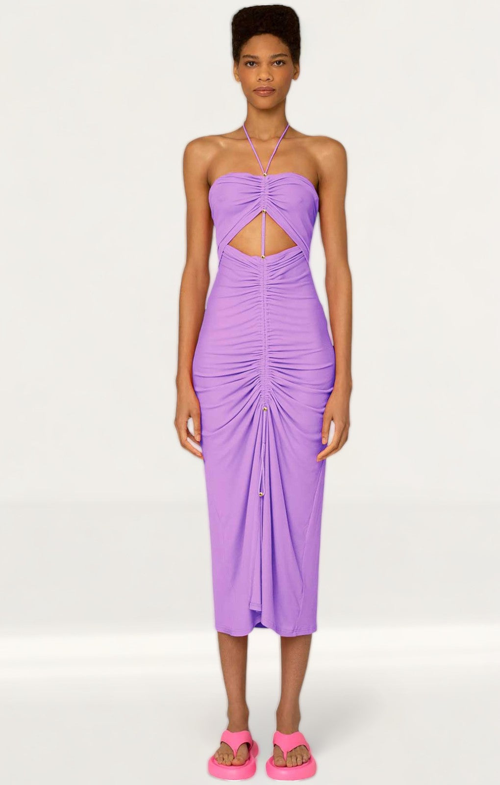 Amy Lynn Lilac Vega Jersey Cut-Out Dress product image