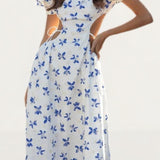 Anne Louise Boutique Blue & White Kika Dress product image