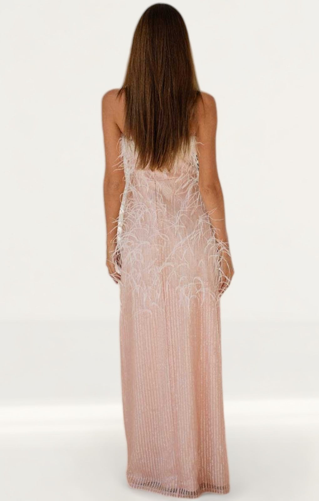 Anne Louise Boutique Rosa Feather Gown