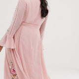 ASOS DESIGN Curve Embroidered Midi Dress
