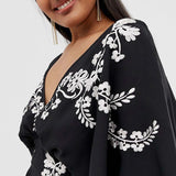 ASOS DESIGN Curve Exclusive Kimono Sleeve Dress