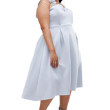 ASOS DESIGN Curve Premium Corsage Strap Dress