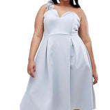 ASOS DESIGN Curve Premium Corsage Strap Dress