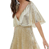 ASOS DESIGN Flutter Sleeve Mini Dress