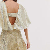 ASOS DESIGN Flutter Sleeve Mini Dress