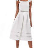 ASOS DESIGN Lace Insert Ruffle Back Midi Dress