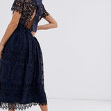 ASOS DESIGN Curve Midi Dress with Pleats