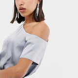 ASOS DESIGN Maxi Dress with Drape One Shoulder