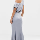 ASOS DESIGN Maxi Dress with Drape One Shoulder