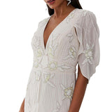 ASOS DESIGN Maxi Dress with Linear Sequins