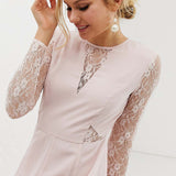 ASOS DESIGN Maxi Dress with Long Sleeves