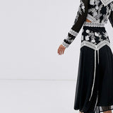 ASOS DESIGN Midi Dress with Cut Outs