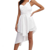 ASOS DESIGN Mini Prom Dress in Cotton Sateen