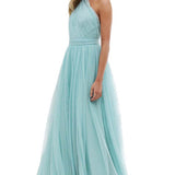 ASOS DESIGN One Shoulder Tulle Maxi Dress