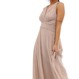 ASOS DESIGN Petite Bridesmaid Ruched Bodice Dress