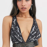 ASOS DESIGN Petite Maxi Dress with Cut-Outs