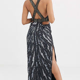ASOS DESIGN Petite Maxi Dress with Cut-Outs