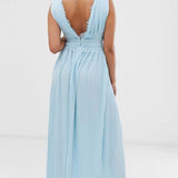 ASOS DESIGN Petite Premium Lace Insert Dress