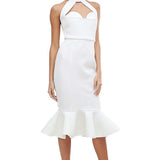 ASOS DESIGN Cupped Halter Midi Dress