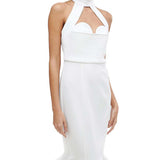 ASOS DESIGN Cupped Halter Midi Dress