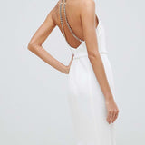 ASOS DESIGN Cupped Halter Midi Dress