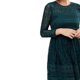 ASOS DESIGN Premium Lace Mini Skater Dress