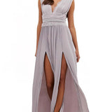 ASOS DESIGN PREMIUM Purple Lace Insert Dress