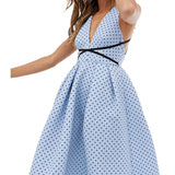 ASOS DESIGN Spot Print Prom Mini Dress