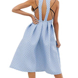 ASOS DESIGN Spot Print Prom Mini Dress