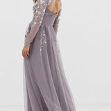 ASOS DESIGN Tall Long Sleeve Maxi Dress