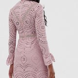 ASOS DESIGN Tall PREMIUM Broderie Maxi Dress