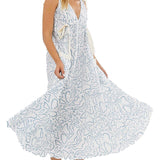 ASOS DESIGN Trapeze Drawstring Maxi Dress