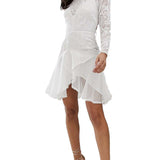 ASOS DESIGN Trumpet Hem Mini Dress