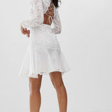 ASOS DESIGN Trumpet Hem Mini Dress