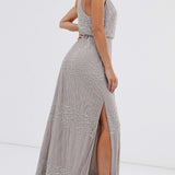 ASOS DESIGN Wrap Bodice Maxi Dress