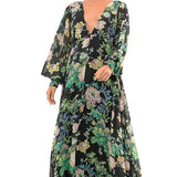 ASOS EDITION Blouson Sleeve Maxi Dress