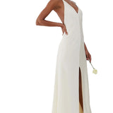 ASOS EDITION Cami Split Front Wedding Dress